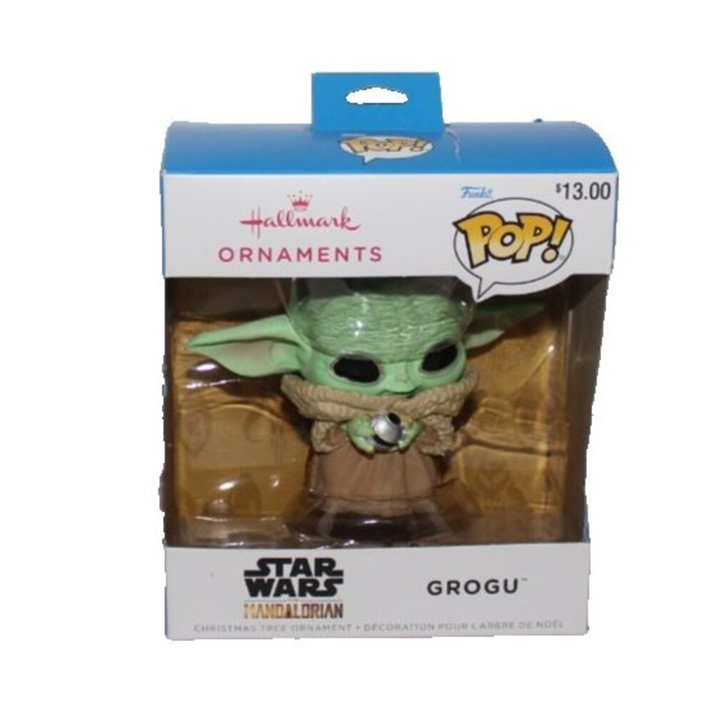 Star Wars The Mandalorian The Child Grogu Hallmark Christmas Ornament Funko POP